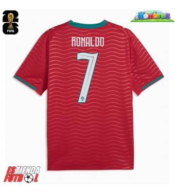 Portugal Cristiano Ronaldo #7 Primera Equipación Mundial 2026 Manga Corta Portugal Cristiano Ronaldo #7 Primera Equipación Mundial 2026 Manga Corta
